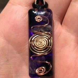 Orgone Energy~EMF and Psychic Protection 3rd Eye Orgone Crystal Healing Pendant