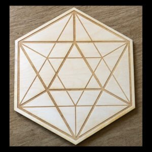 Crystal Grid~Icosahedron Crystal Grid - Altar Decoration