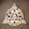 Crystal Grid~Triangle Circle Crystal Grid - Altar Decoration