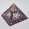 Orgone Energy~Orgone® Pyramid Energy Healing Orgonite® Pyramid Larger Amethyst Metatron merkaba & quartz crystal EMF / RF Protection