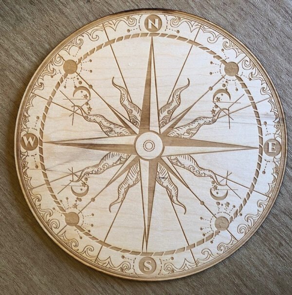 Crystal Grid~Compass Crystal Grid - Altar Decoration