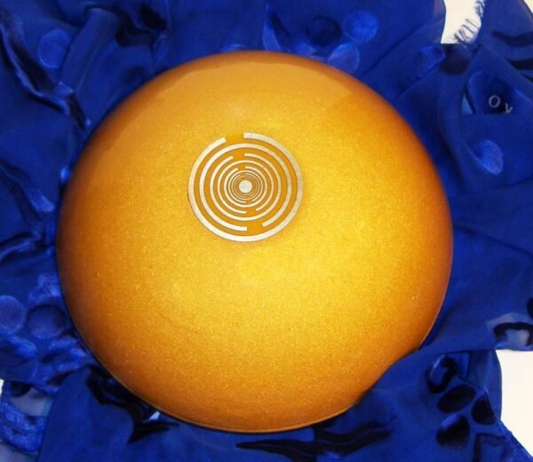 Orgone Energy~Orgone orgonite® all-powerful golden dome, Orgonite® Generator, 2 gold-plated MWOs, Golden Ratio Antenna, abundance, welfare, prosperity