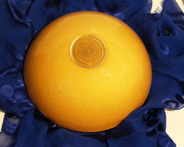 Orgone Energy~Orgone orgonite® all-powerful golden dome, Orgonite® Generator, 2 gold-plated MWOs, Golden Ratio Antenna, abundance, welfare, prosperity