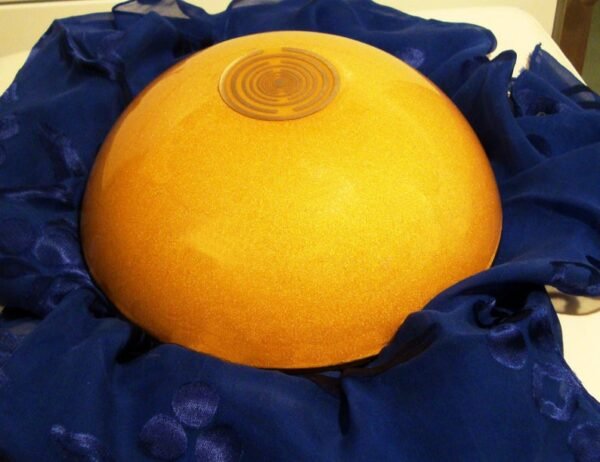 Orgone Energy~Orgone orgonite® all-powerful golden dome, Orgonite® Generator, 2 gold-plated MWOs, Golden Ratio Antenna, abundance, welfare, prosperity