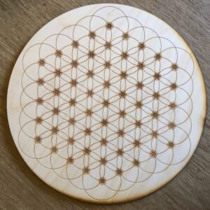 Crystal Grid~Flower of Life Dotted - Dotted Flower of Life Crystal Grid - Altar Decoration