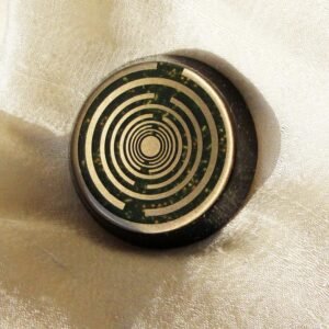 Orgone Energy~Orgone orgonite® Greek-fire all-powerful pocket size, ultimate black & gold power, 2 MWOs, total protection, 5G and EMF block, Golden Ratio