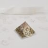 Orgone Energy~Orgonite® Pyramid Energy Healing Orgone® Pyramid Small seed of life celenite & quartz crystal EMF / RF Protection