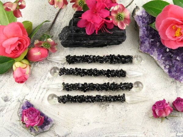 Home Decor~Black Tourmaline Wand - Crystal Wands