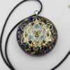 Orgone Energy~Orgonite® Pendant, Metatrons cube 64 tetrahedron orgone® amulet pendant for Protection of EMF & RF radiaton from cellphones