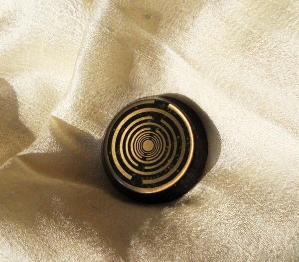 Orgone Energy~Orgone orgonite® Greek-fire all-powerful pocket size, ultimate black & gold power, 2 MWOs, total protection, 5G and EMF block, Golden Ratio