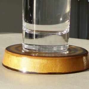 Orgone Energy~Orgone orgonite® all-powerful gold coaster, drink charger, water energizer, 2 MWOs by Lakhovsky, Golden Ratio Antenna, abundance, prosperity