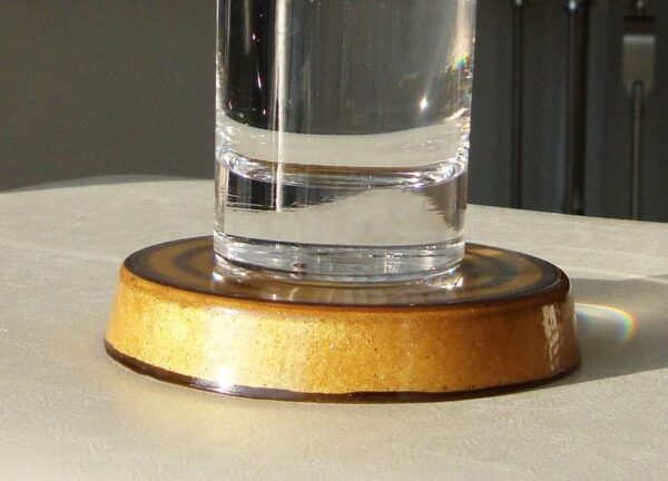 Orgone Energy~Orgone orgonite® all-powerful gold coaster, drink charger, water energizer, 2 MWOs by Lakhovsky, Golden Ratio Antenna, abundance, prosperity