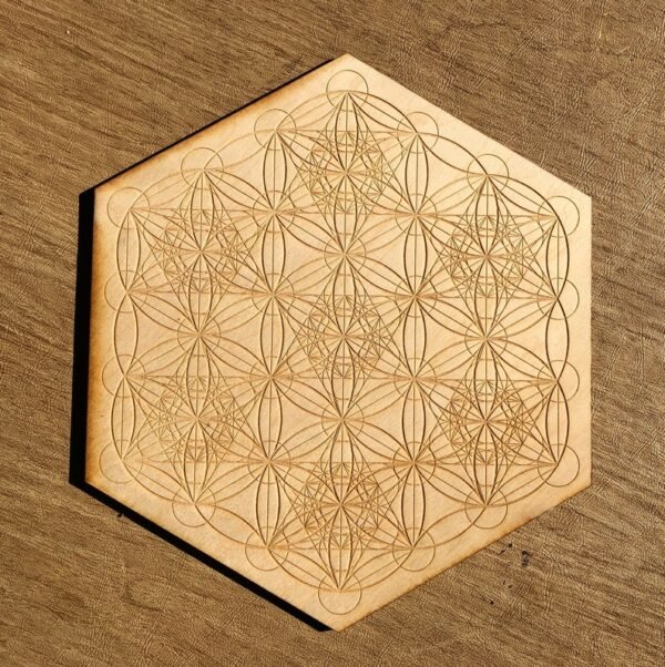 Crystal Grid~Metatron's Cube Seed of Life Crystal Grid - Altar Decoration