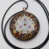 Orgone Energy~Orgonite® Pendant, Metatrons cube 64 tetrahedron orgone® amulet pendant for Protection of EMF & RF radiaton from cellphones