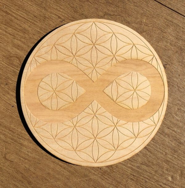 Crystal Grid~Infinity Flower of Life Crystal Grid - Infinity Crystal Grid - Altar Decoration