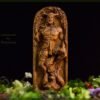 【Wood Sculpture】Cernunnos 2, Cernun, horned god, celtic god, pagan god, wiccan, wicca, altar, druid, witchcraft, gaelic