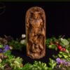 【Wood Sculpture】Cernunnos 2, Cernun, horned god, celtic god, pagan god, wiccan, wicca, altar, druid, witchcraft, gaelic