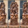 【Wood Sculpture】Freya, norse pantheon, viking pagan asatru heathen goddess and god scandinavian gods altar mythology