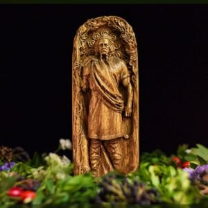 il_794xN.1987659442_k3ux 【Wood Sculpture】Lugh celtic god, Lug, Luat, irish, pagan god, wiccan, wicca, altar, druid, witchcraft, gaelic