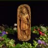 【Wood Sculpture】Lugh celtic god, Lug, Luat, irish, pagan god, wiccan, wicca, altar, druid, witchcraft, gaelic