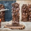 【Wood Sculpture】Frigga, norse pantheon, viking pagan asatru heathen goddess and god scandinavian gods altar mythology