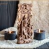 【wood sculpture】Odin, Wotan, Allfather, viking pagan asatru heathen god and goddess norse gods altar mythology wood sculpture