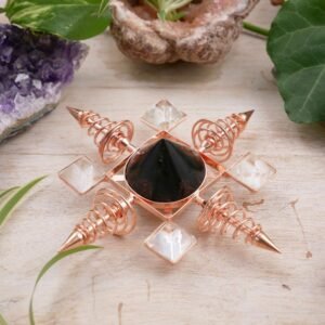 Home Decor~Black Tourmaline Copper Energy Generator
