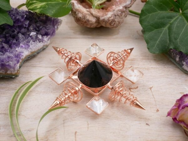 Home Decor~Black Tourmaline Copper Energy Generator