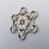 Orgone Energy~Metatrons cube talisman pendant merkaba star tetrahedron amulet, Archangel Metatrons cube sigil with 5 platonic solids