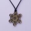 Orgone Energy~Metatrons cube talisman pendant merkaba star tetrahedron amulet, Archangel Metatrons cube sigil with 5 platonic solids
