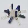 Orgone Energy~Crystal Generator Antenna wheel healing tool with Lapis Lazuli, clear quartz, tuquoise Reiki crystal energy healing tool