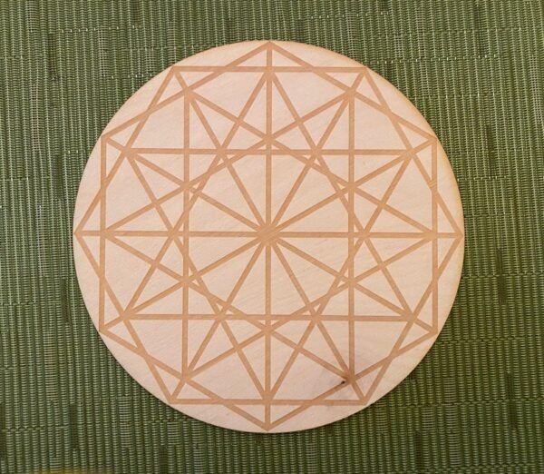 Crystal Grid~12 Pointed Star Crystal Grid - Dodecagram Crystal Grid - Altar Decoration