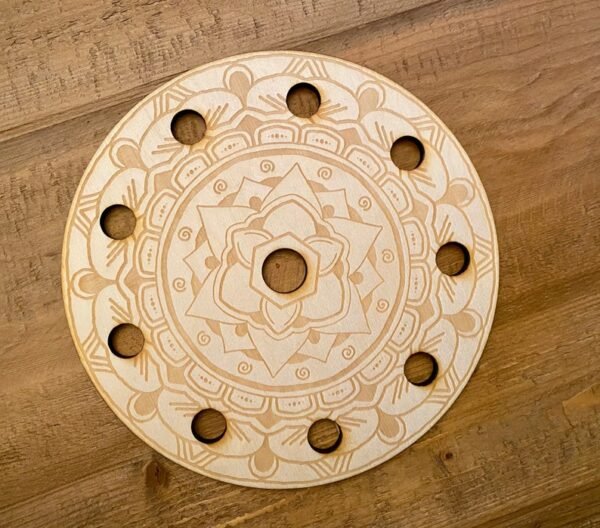 Crystal Grid~Mandala Sphere Holder Crystal Grid #5 - Altar Decoration - Spheres