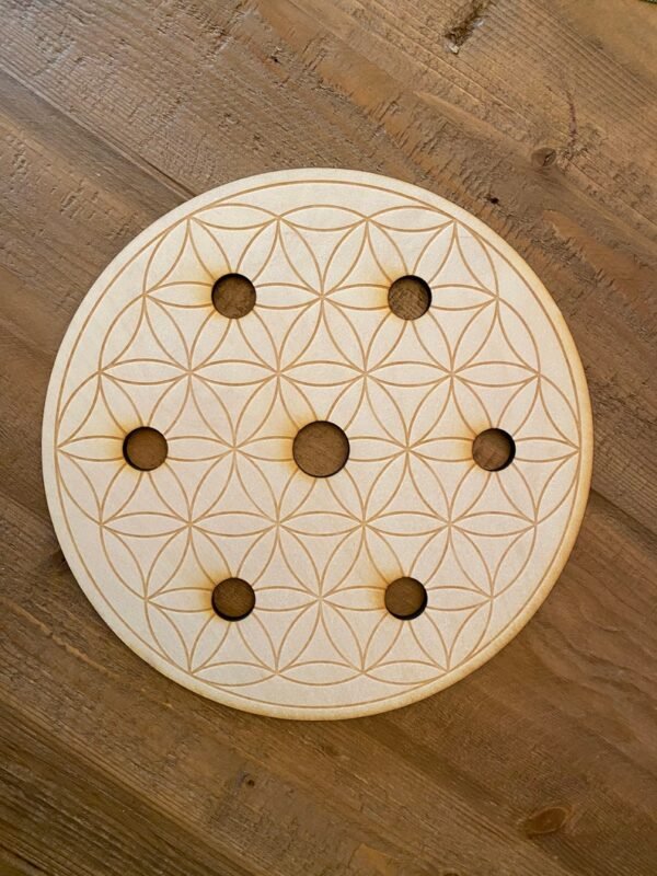 Crystal Grid~Flower of Life Sphere Holder Crystal Grid - Altar Decoration - Spheres