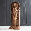 【Wood Sculpture】Aphrodite statue, Venus figurine, Greek goddess, beauty, pleasure, procreation pagan goddess, wiccan, wicca, altar, witches, Cytherea
