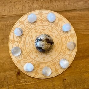 Crystal Grid~Mandala Sphere Holder Crystal Grid #5 - Altar Decoration - Spheres