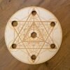 Crystal Grid~Merkaba Metatron's Cube Sphere Holder Crystal Grid - Altar Decoration - Spheres