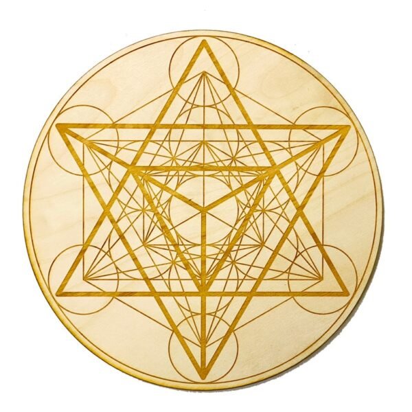 Crystal Grid~Merkaba Metatron's Cube Crystal Grid - Altar Decoration