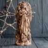 【Wood Sculpture】Lilith, Inanna, Ishtar, Astarothn Sumerian Wiccan Goddess of Feminine Wisdom pagan goddes wicca altar witches