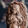 【Wood Sculpture】Lilith, Inanna, Ishtar, Astarothn Sumerian Wiccan Goddess of Feminine Wisdom pagan goddes wicca altar witches