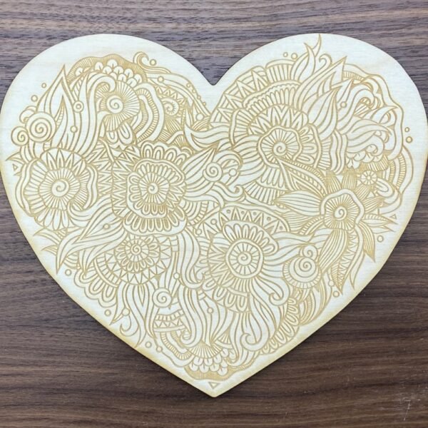 Crystal Grid~Love Crystal Grid #2 - Heart Crystal Grid - Heart Chakra Crystal Grid - Heart Chakra Grid - Wooden Crystal Grid - Wood Crystal Grid