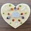 Crystal Grid~Love Crystal Grid #2 - Heart Crystal Grid - Heart Chakra Crystal Grid - Heart Chakra Grid - Wooden Crystal Grid - Wood Crystal Grid