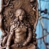 【Wood Sculpture】Ceridwen is a Celtic goddess of witchcraft, rebirth and transformations, pagan, wiccan, wicca, altar, druid, witches, gaelic