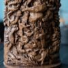 【Wood Sculpture】Gaia, Goddess statue, Greek, Ancient, Mythology, wiccan, wicca, altar, witch, gaelic, mother earth, Nature statue