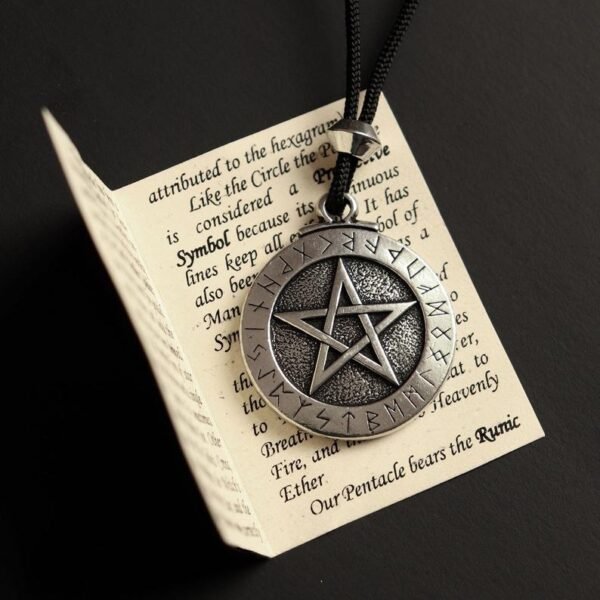 Magicun Taliman~Runic Pentacle Pendant