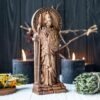 【Wood Sculpture】Athena statue, Greek goddess, ancient, war, victory, wisdom, knowledge, figurine, heathen, wiccan, wicca, altar, witches things