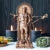 【Wood Sculpture】Hermes, Hermes figurine Greek god pagan god Olympian god wiccan wicca altar druid witch gaelic