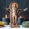 【Wood Sculpture】Hermes, Hermes figurine Greek god pagan god Olympian god wiccan wicca altar druid witch gaelic