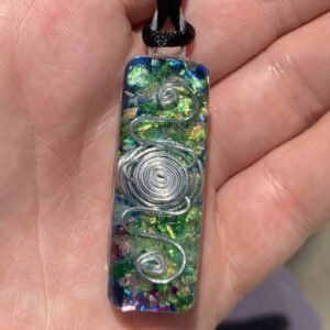 Orgone Energy~Apophyllite Orgone Energy Pendant Necklace Handmade