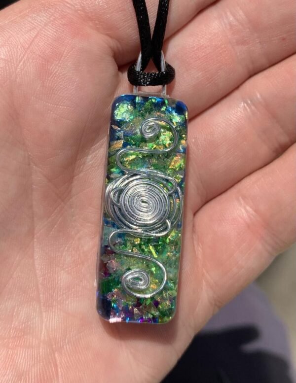 Orgone Energy~Apophyllite Orgone Energy Pendant Necklace Handmade